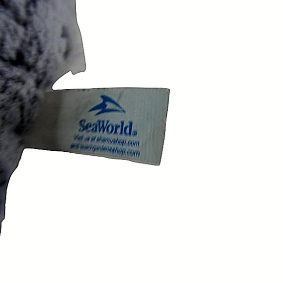 SeaWorld Soft Cuddly Gray Penguin Plush with Red Stocking Hat 12" tall - Picture 6 of 7